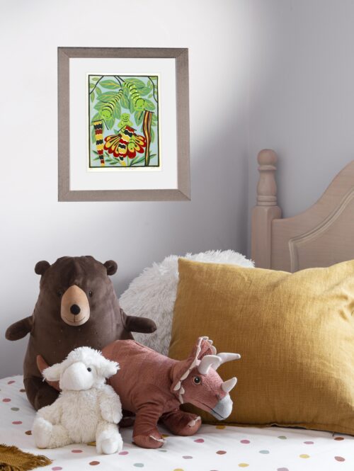Three Little Caterpillars - Original art for kids