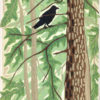 Original Linocut - Who's Watching Whom